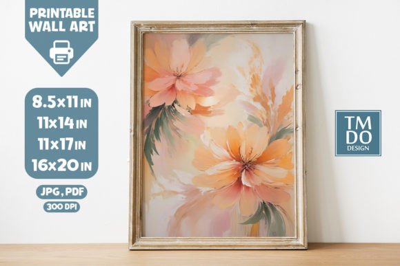 Download Floral Abstract Printable Wall Art - Print Collection
