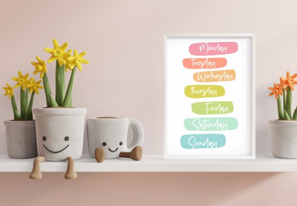 Download Weekday Printable Wall Art - Print Collection