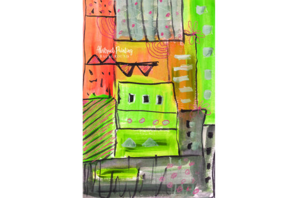 Download Building Abstract Painting Background - Abstract painting Collection