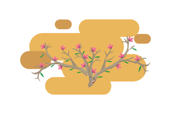 Download Spring Flower Branch Kawaii Cute - Branch Collection